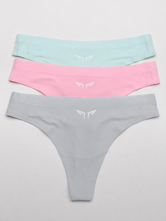 3 Bombis Cola Less Segunda Piel Seamless invisibles COLORES
