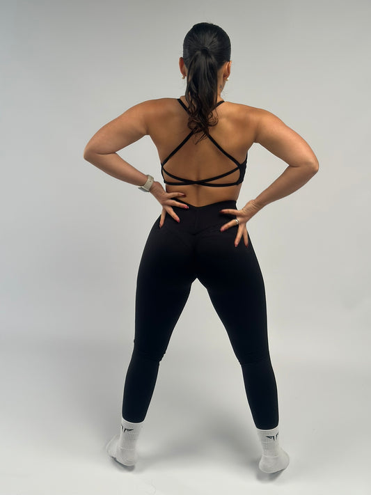 Calza con frunce Hortencia