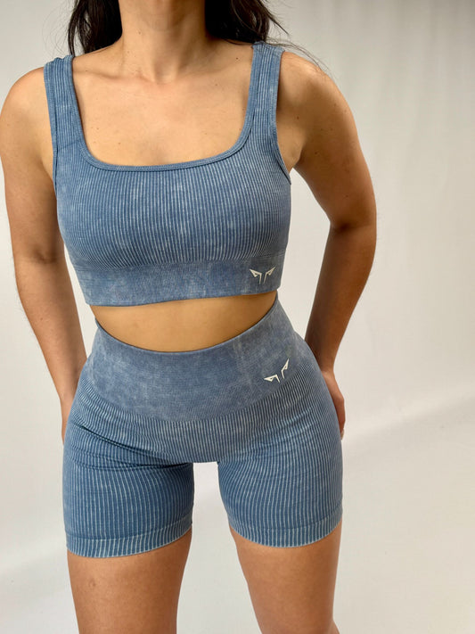 Conjunto corto con frunce Zoe