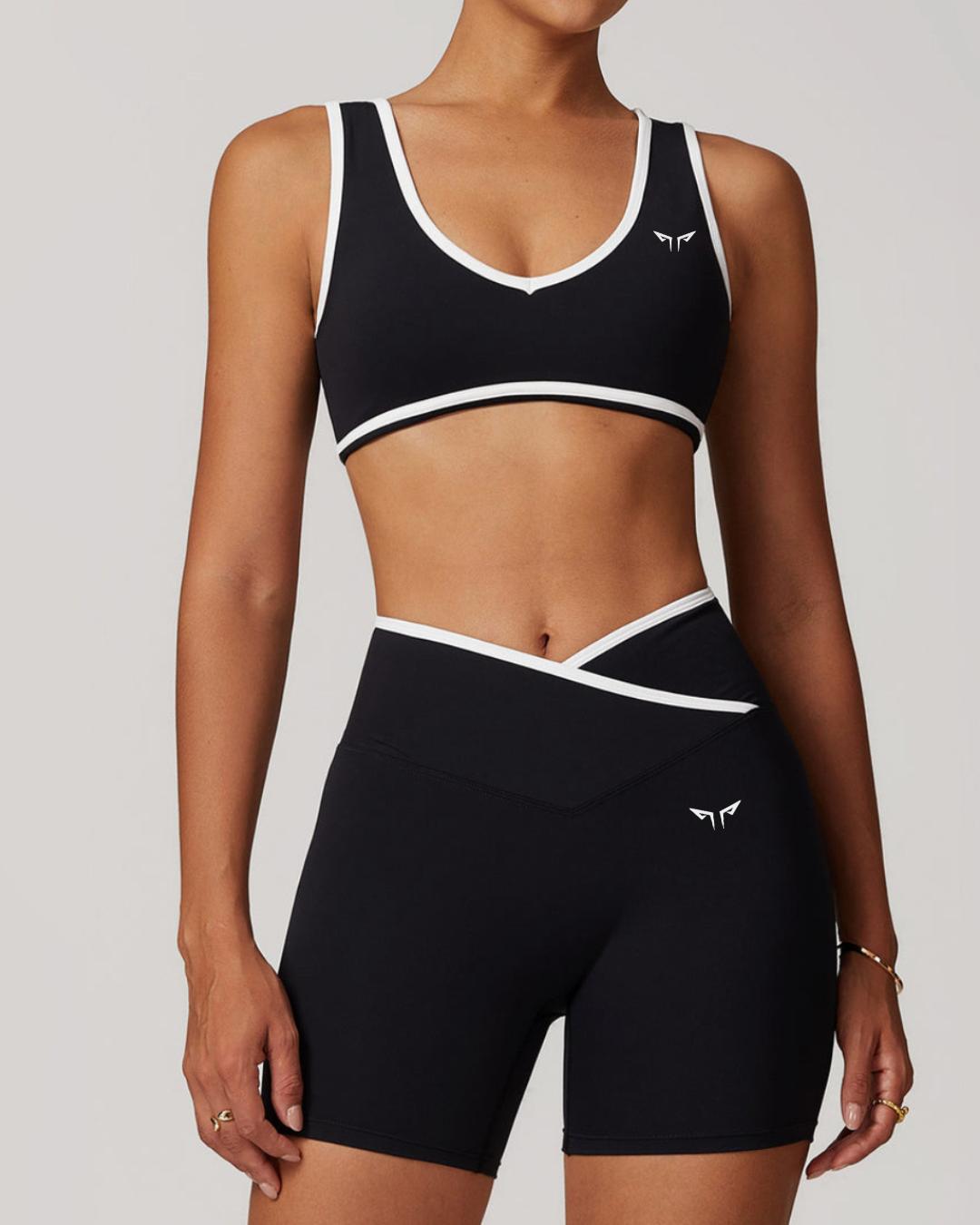 Conjunto Top y Short con Frunce Onyx