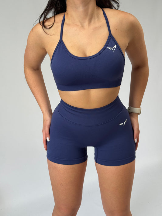 Conjunto Hortensia Corto Azul