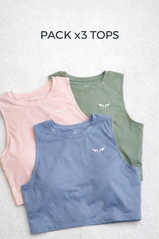 Pack de 3 tops x$1890 uno $945