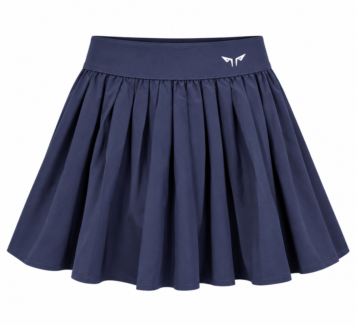 Short pollera tableado