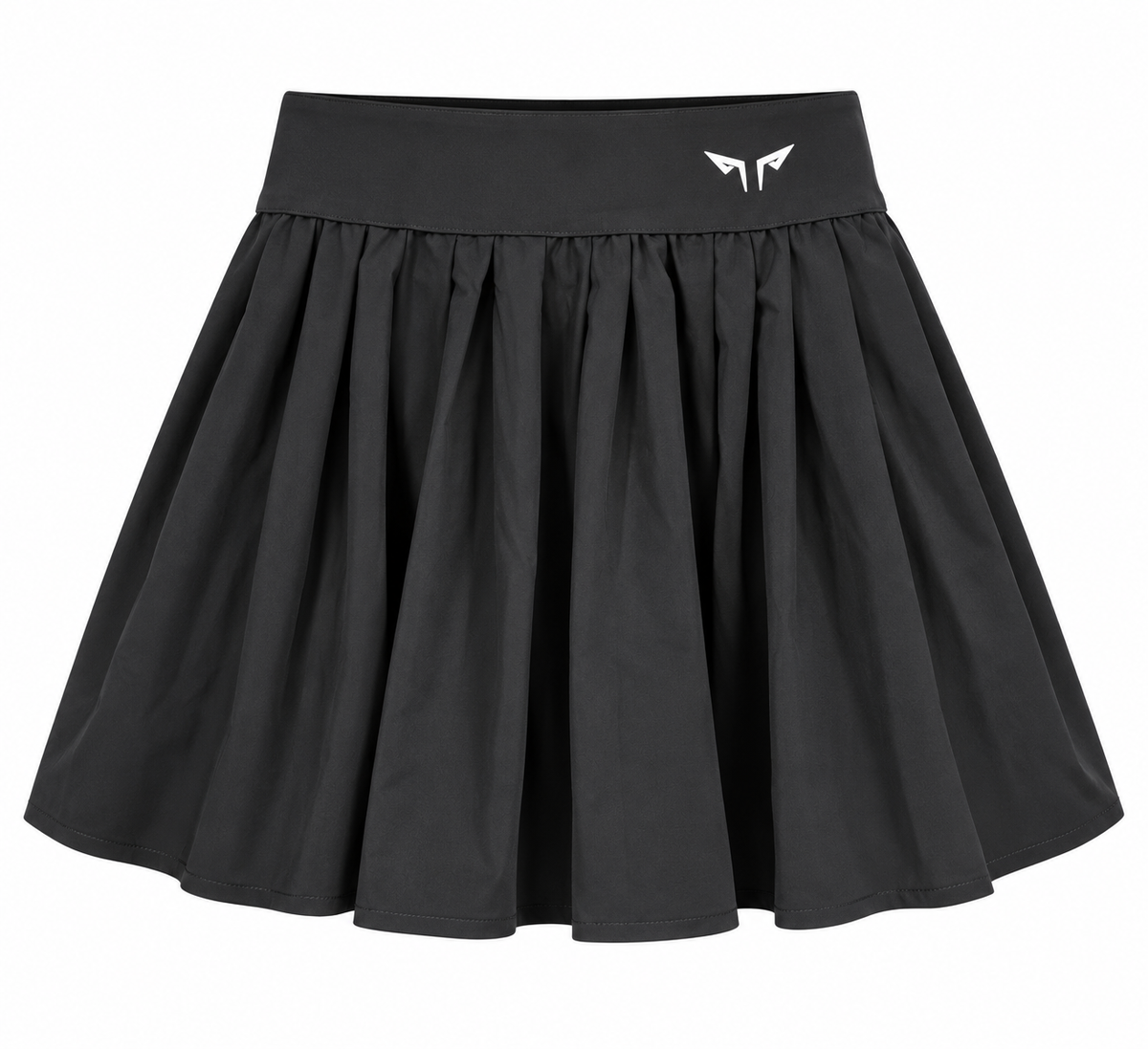 Short pollera tableado