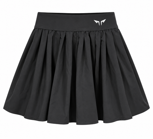 Short pollera tableado