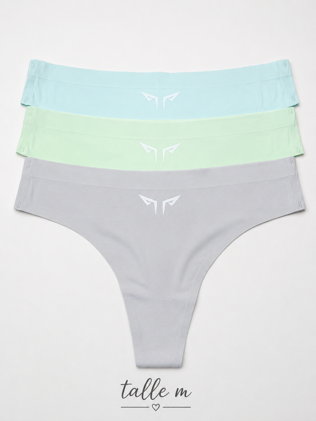 3 Bombis Cola Less Segunda Piel Seamless invisibles COLORES