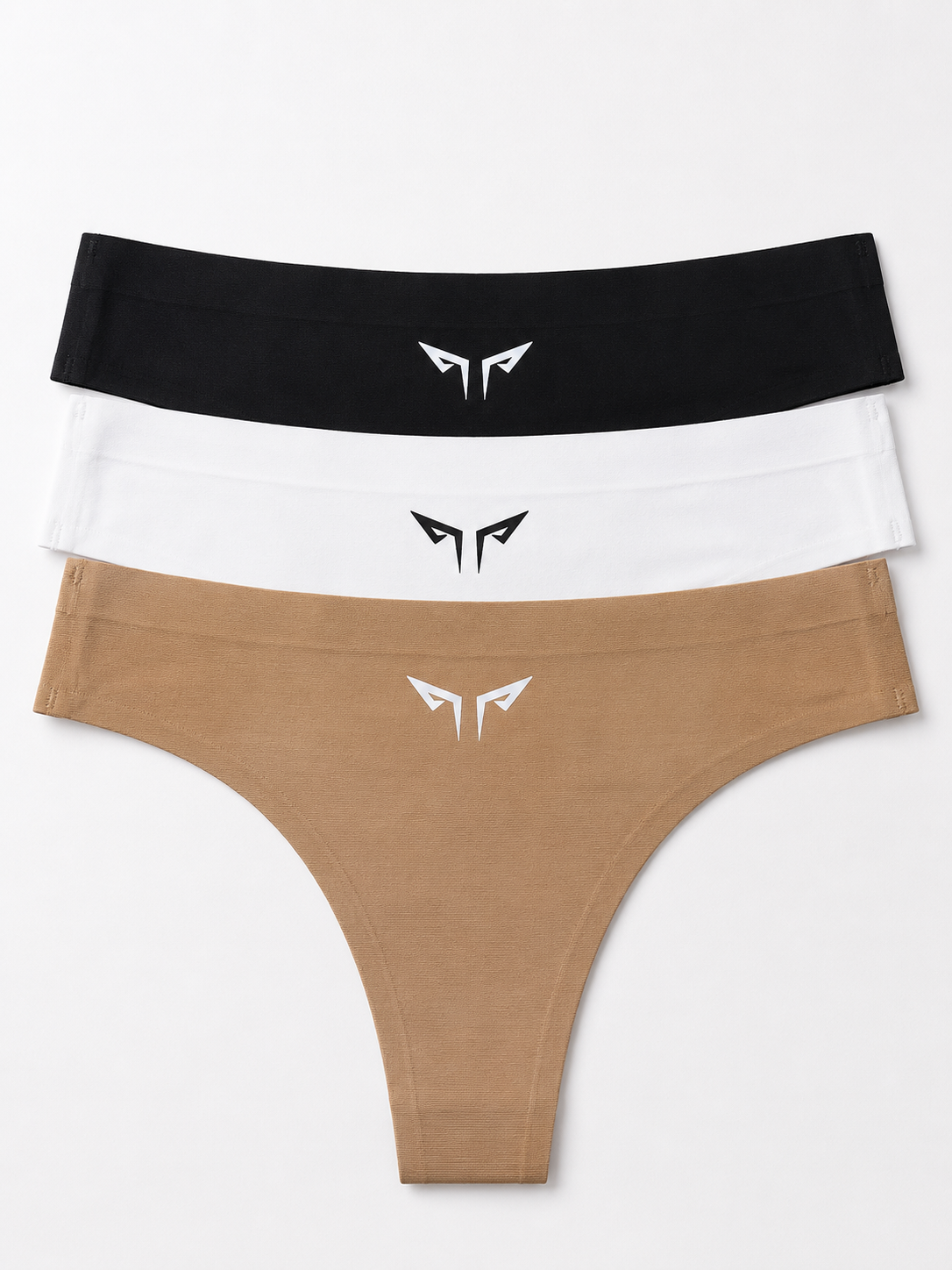 Bombis pack de 3( beige Negro y blanco )