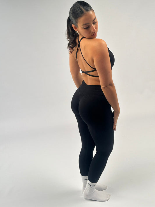 Calza con frunce  Hortencia