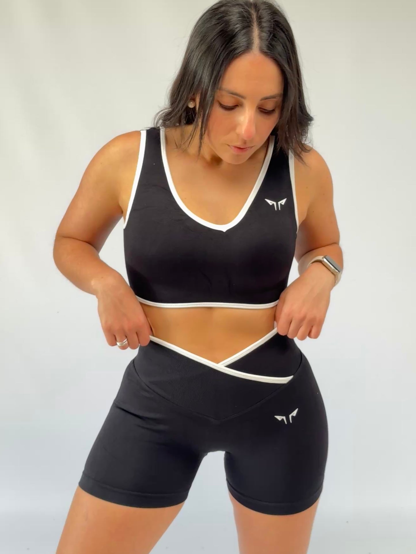 Conjunto Top y Short con Frunce Onyx