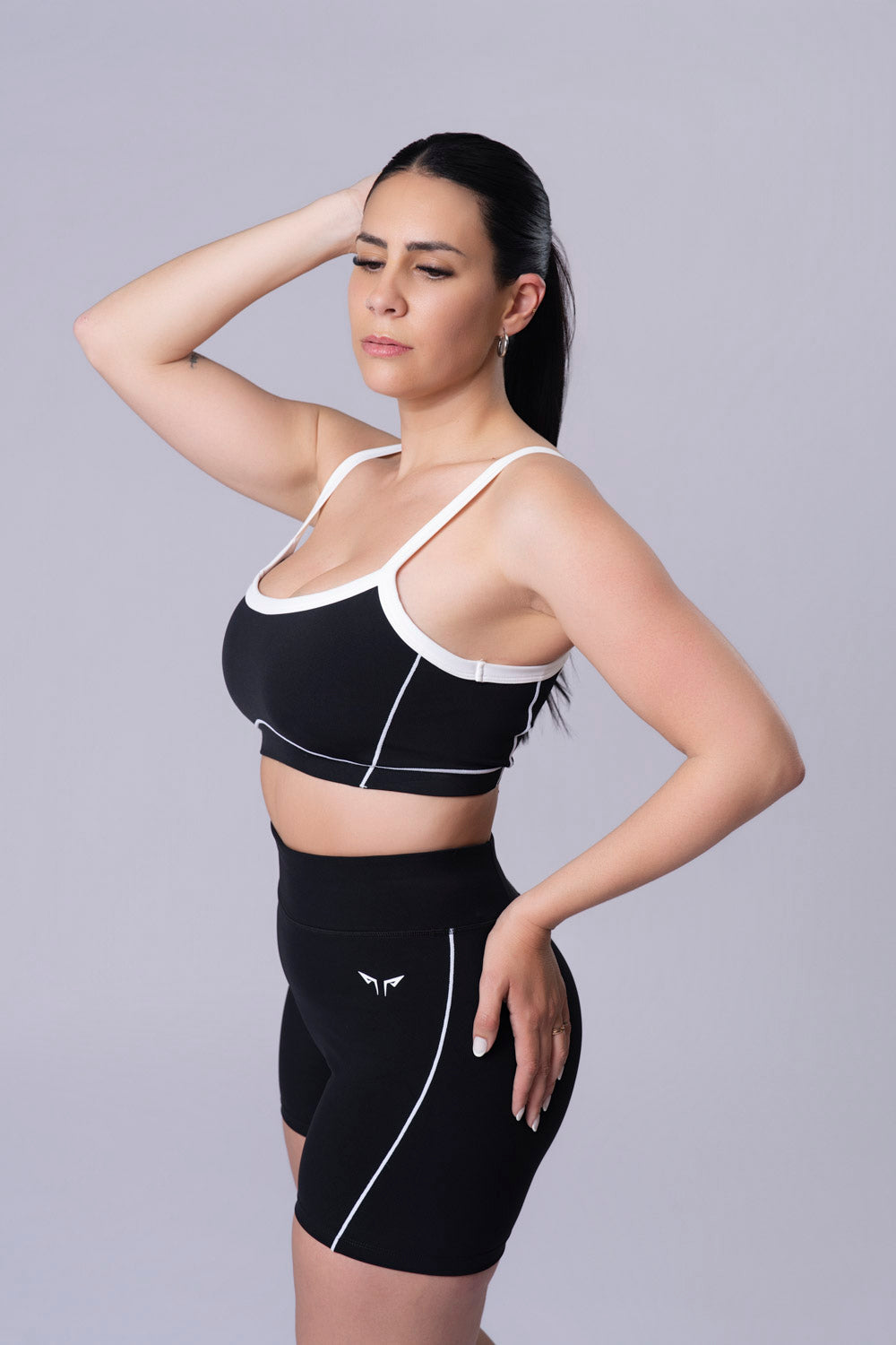 Conjunto Corto Sin Frunce Oliva