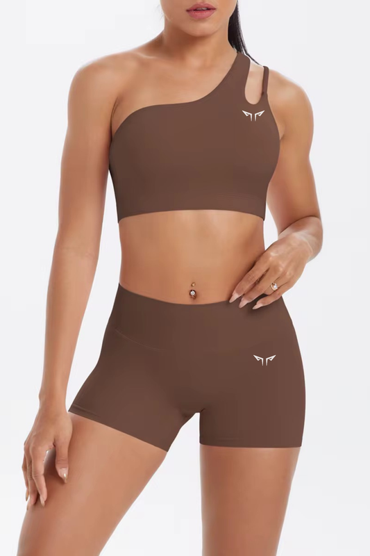 Conjunto corto jana Marrón